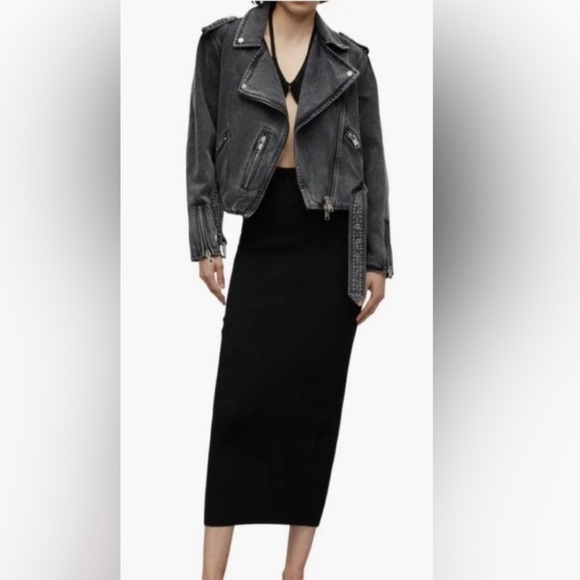 Brand New All Saints Balfren Jean Jacket - Picture 6 of 7